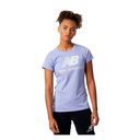 Camiseta de mujer New Balance Essentials Morado