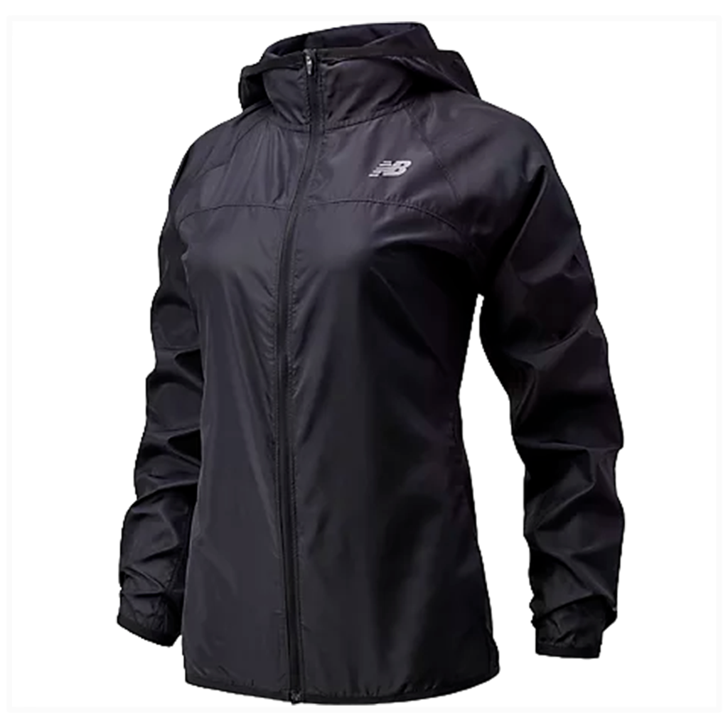 Chaqueta de mujer New Balance Cortaviento Negro