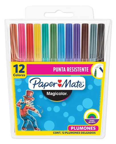 Plumón Paper Mate Magicolor Delgado Cx12 (copia)