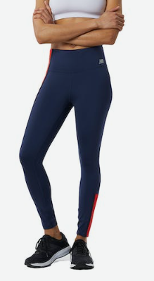 Licra Deportiva de mujer New Balance Accelerate Pacer 7/8 Azul Marino