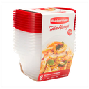 Set de 2 Recipientes con tapa cuadrados profundos (5,3C) TakeAlongs Rubbermaid