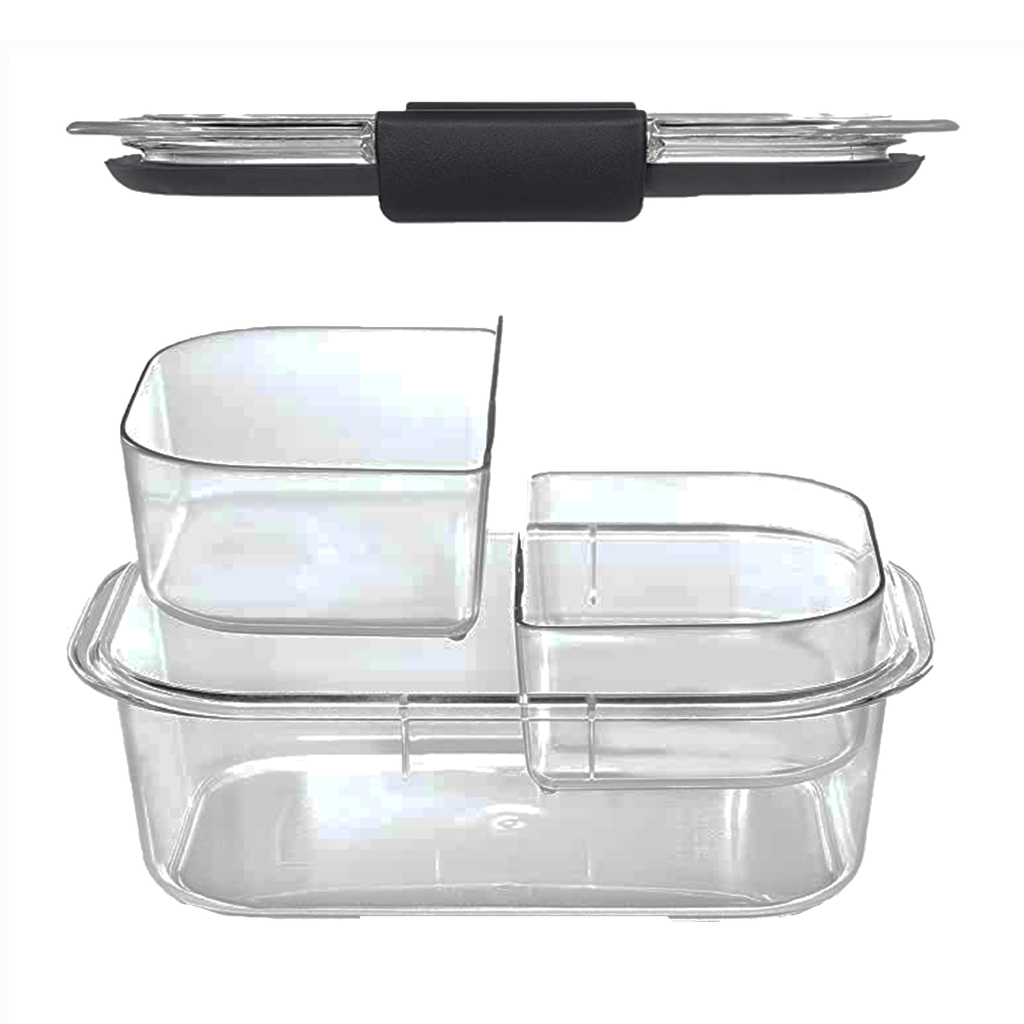 Contenedor para snacks de profundidad media con Cierre Hermético transparente Brilliance Rubbermaid