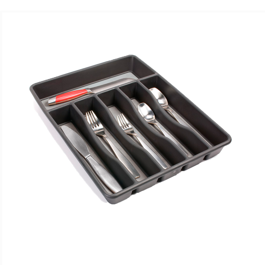 Organizador de cubiertos No-Slip Gris Rubbermaid