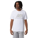 Camiseta de Hombre New Balance Athletics Graphic Logo Blanca