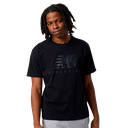 Camiseta de Hombre New Balance Athletics Graphic Logo Negra