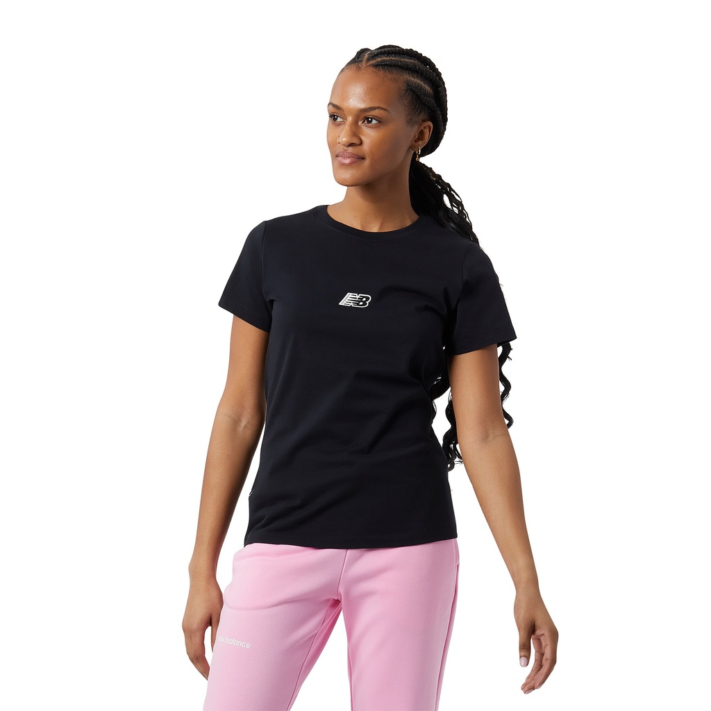 Camiseta de Mujer New Balance Essentials Negra