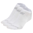 Medias Cortas New Balance Cottom Flat 3 Pack Blanco