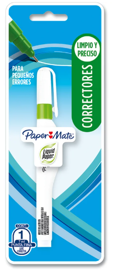 Lápiz Corrector Liquid Paper Paper Mate Tx1 (copiar)