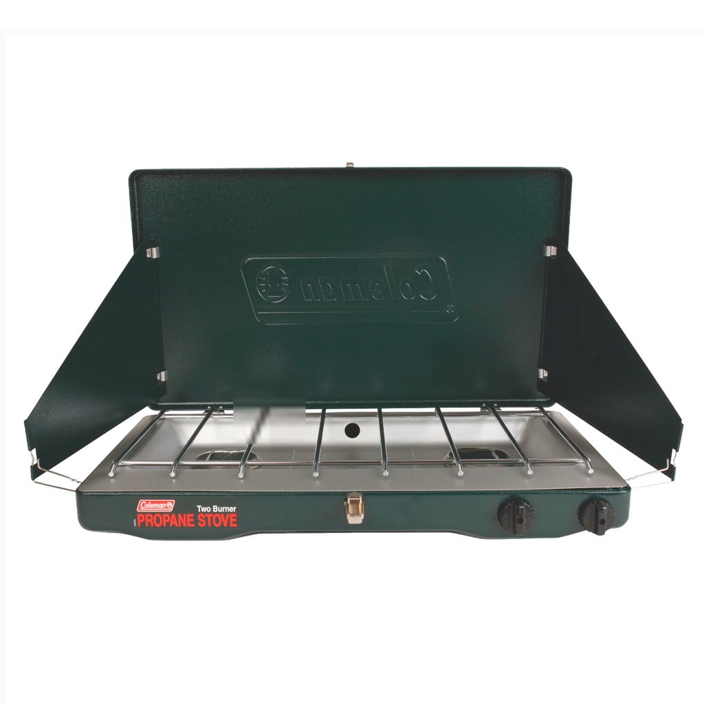 Cocinilla clásica de gas Coleman 2 hornilla Verde