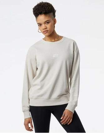 Sueter de Mujer New Balance Essentials Crew Blanco (Bulto x 8 und)