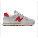 Zapato de Hombre New Balance 574 Gris/Rojo