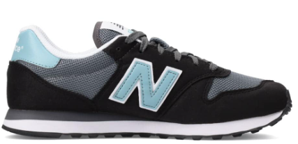 Zapato de Mujer New Balance 500 Negro/Gris (copiar)