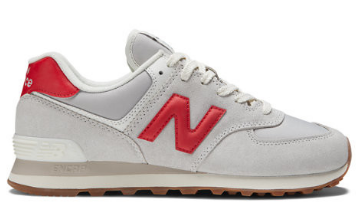 Zapato de Hombre New Balance 574 Gris/Rojo (copiar)