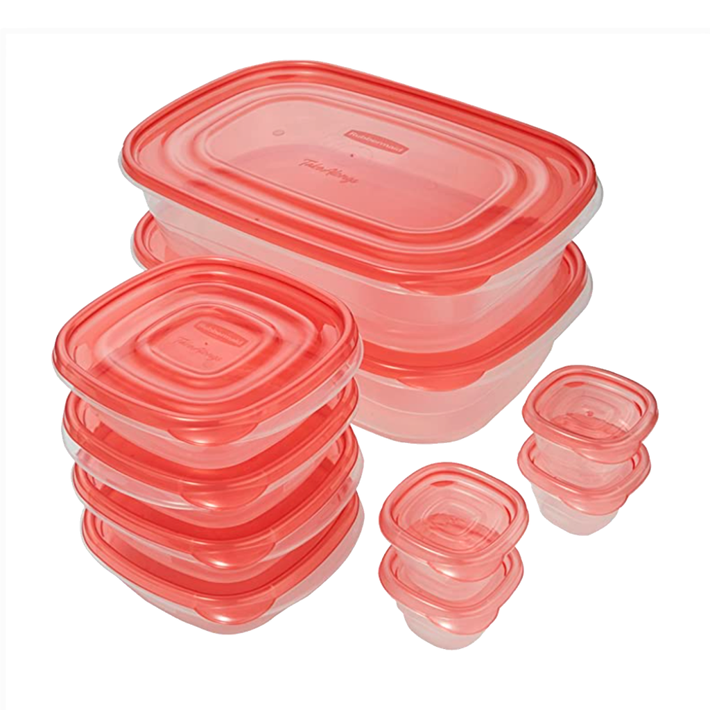 Set de 10 Recipientes con tapa de distintos tamaños TakeAlongs Rubbermaid (copiar)