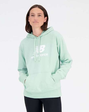 Sueter Mujer New Balance Essential Stacked Logo French Terry