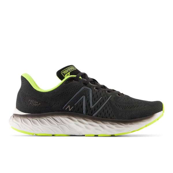 Zapato Running New Balance Evoz Verde y Negro y Blanco (12 pares)