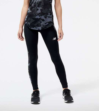 Pantalón Mujer New Balance Reflective Print Accelerate Negro/Gris (8 unidades)