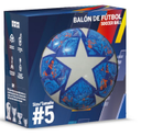 Balón Promocional de Fútbol No.5 con Caja Exhibidora KX (Kit)