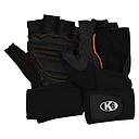 Guantes para pesas k6 ice border naranja