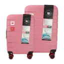 Set de 2 Maletas de Viaje Wilson Toluca Rosado 20" y 24"