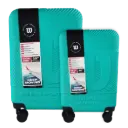 Set de 2 Maletas de Viaje Wilson Celaya Turquesa 20" y 24"