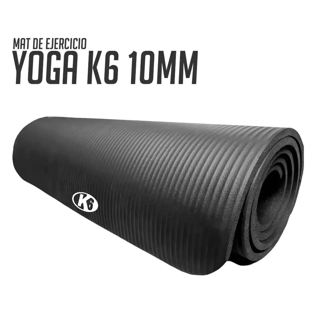 Mat de Ejercicio Yoga K6 10mm con Cinta de Transporte