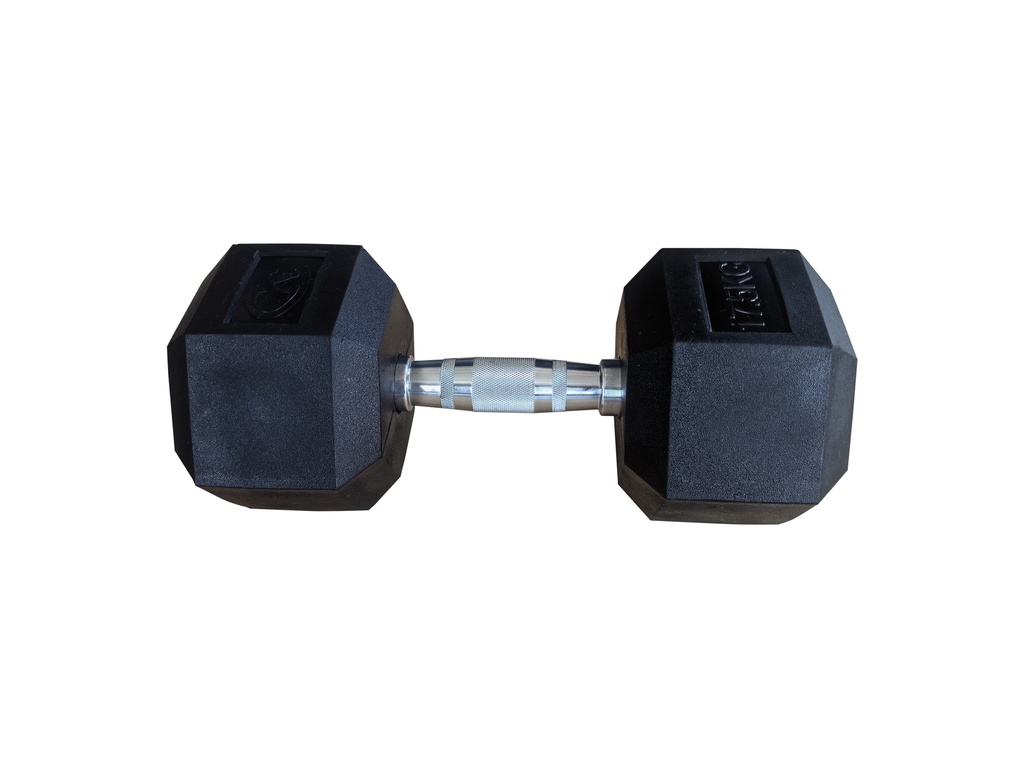 Mancuerna Pesa K6 Hexagonal Encauchetada 17.5kg