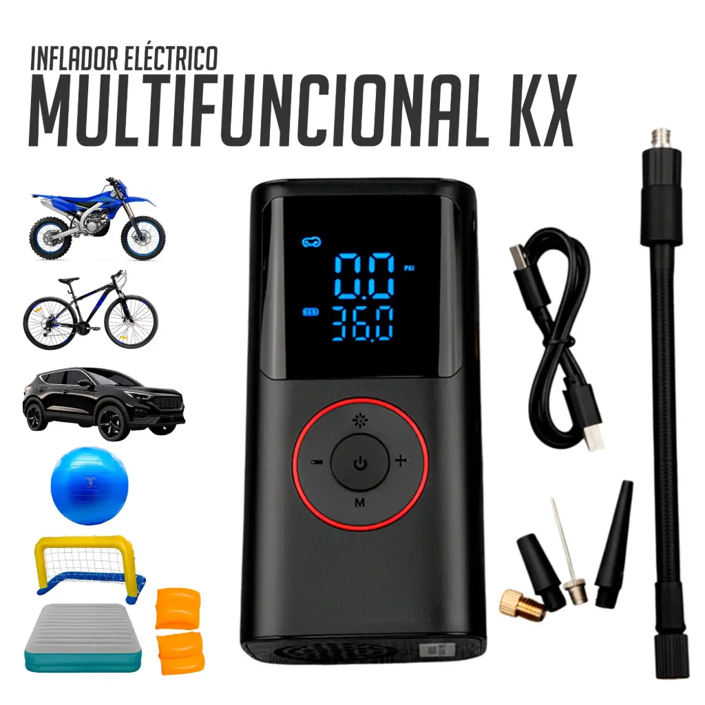 KX Multifunctional Portable Electric Inflator 