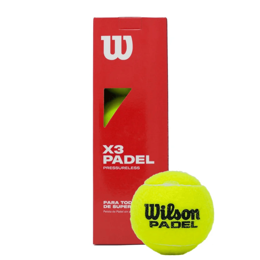 Pelotas de Padel Wilson Pressureless Tarro 3P