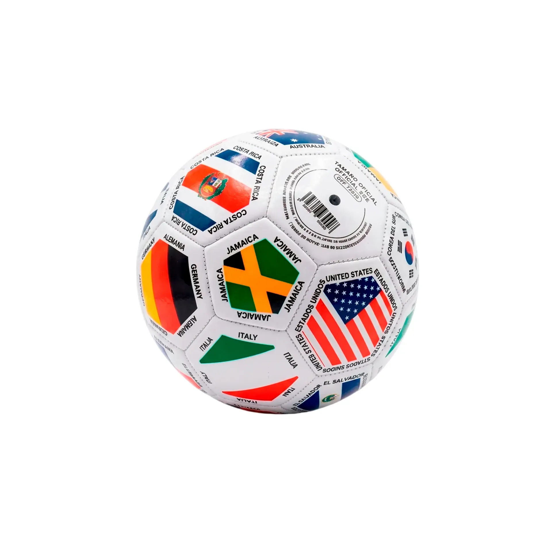 Balón Mini De Fútbol No.2 Banderas Mundial