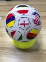Balón De Fútbol No.5 Banderas Mundial (Personalizado)
