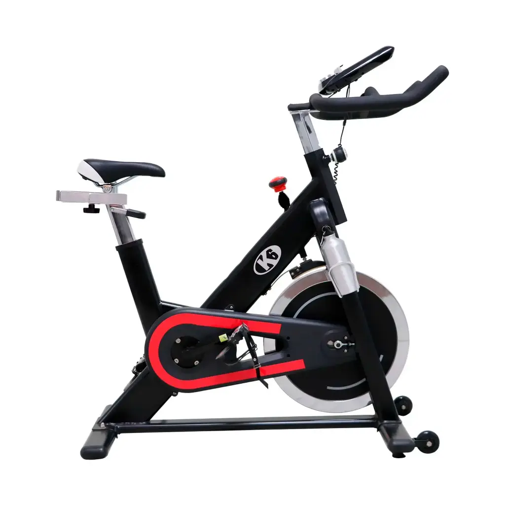 Bicicleta de Spinning K6 con Correa y Volante de 22 kg