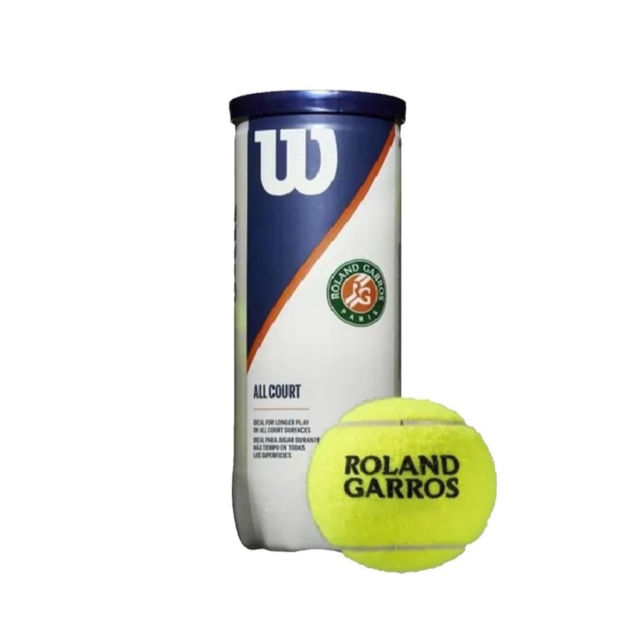 Pelotas de Tenis Wilson Roland Garros All Court FCT x3