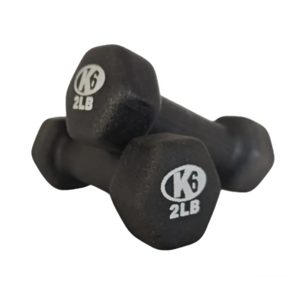 K6 Neoprene Dumbbells 2LB
