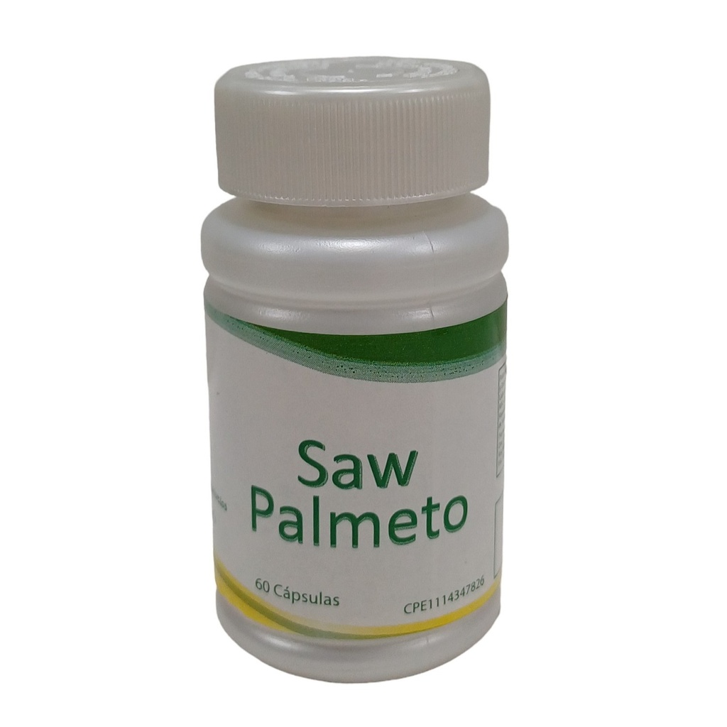 Saw Palmetto 500mg 60 Capsulas Calidad Usa - Baron's