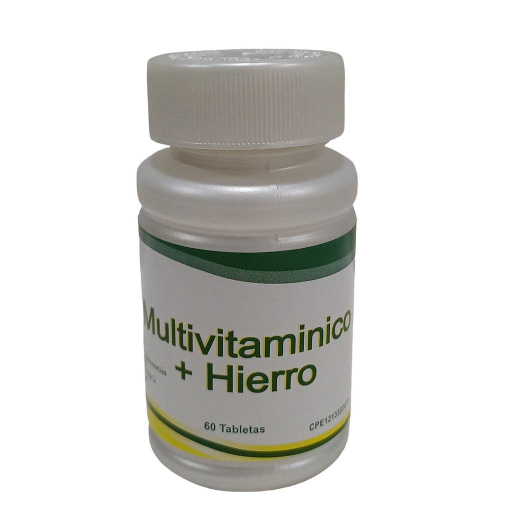 Multivitaminico + Hierro 60 Capsulas