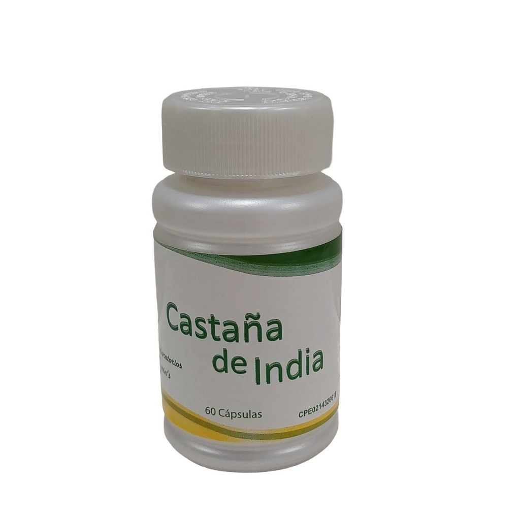 Castaña de India Laboratorios Baron's 100% Puro 300mg 60 Cápsulas
