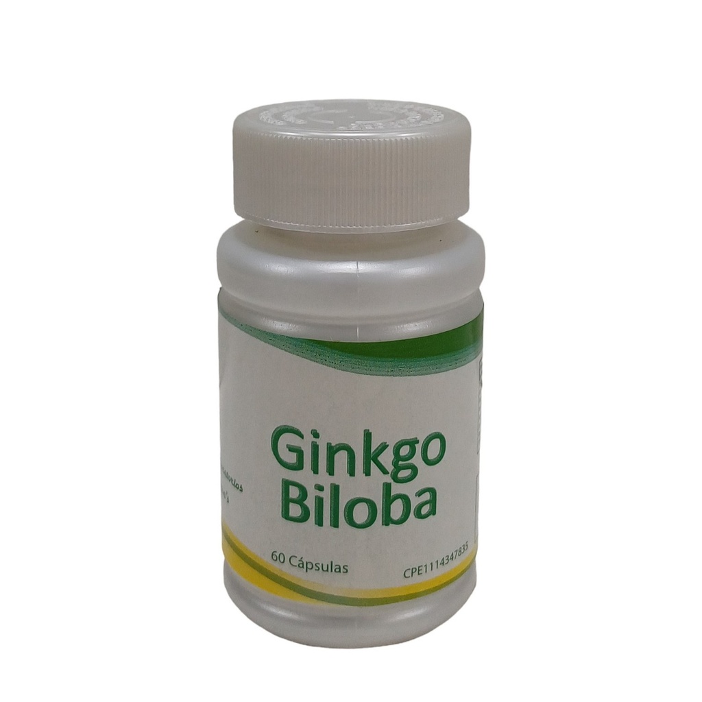 Ginkgo Biloba Laboratorios Baron's Puro Memoria y Concentración 500mg  60 Cápsulas 