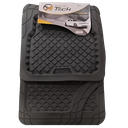 Alfombra Tipo Bandeja  Xtreme 4 Piezas Goma Negro