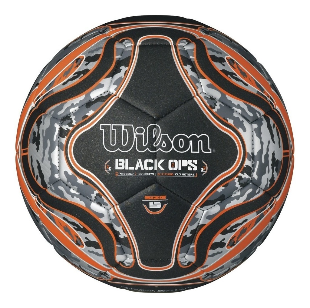 Balón de Fútbol Wilson Black Ops Naranja NO. 5