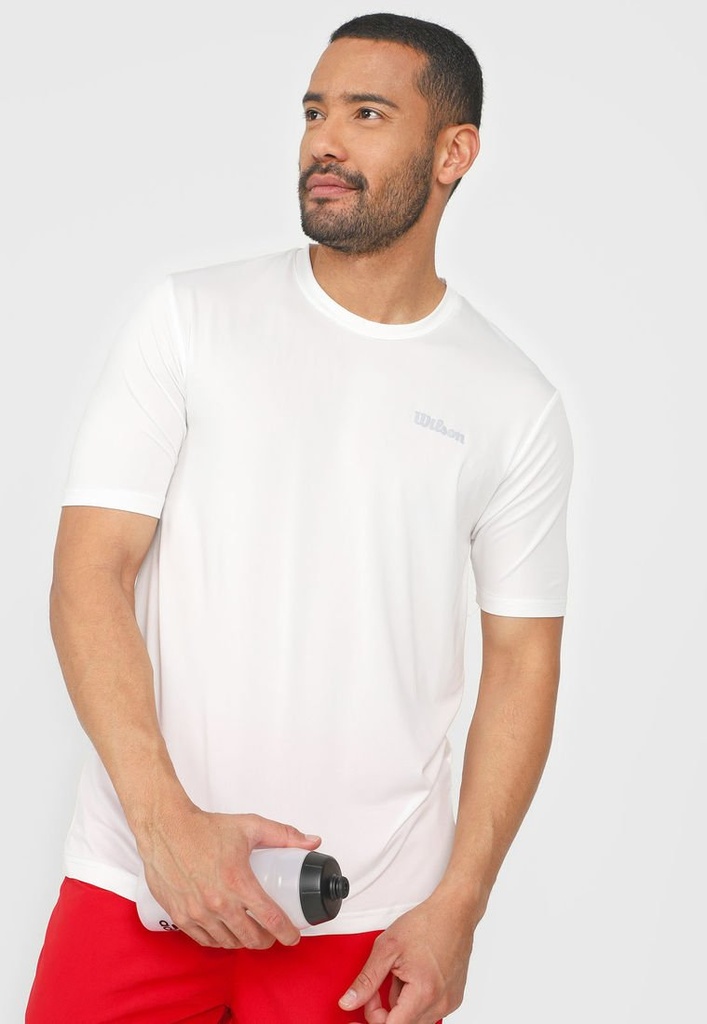 Camiseta Wilson Ultra Light Blanco 59034 Caballero Cuello Redondo