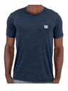 Camiseta Wilson Jaspeada Azul Marino 71523 Caballero