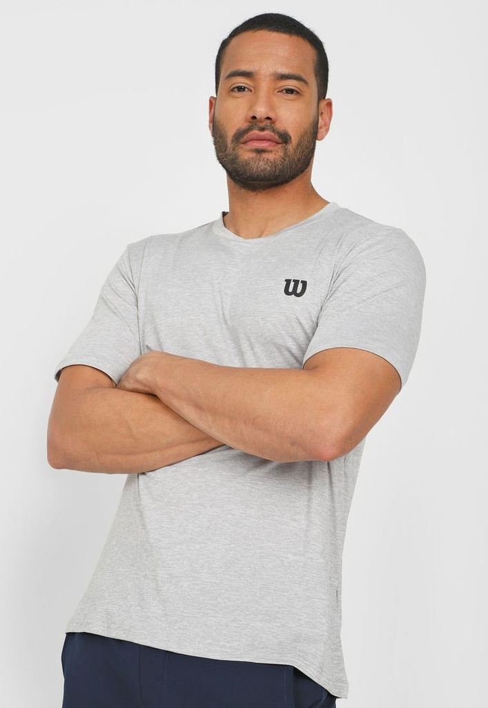 Camiseta Wilson Deslavada Gris Claro 71553 Caballero