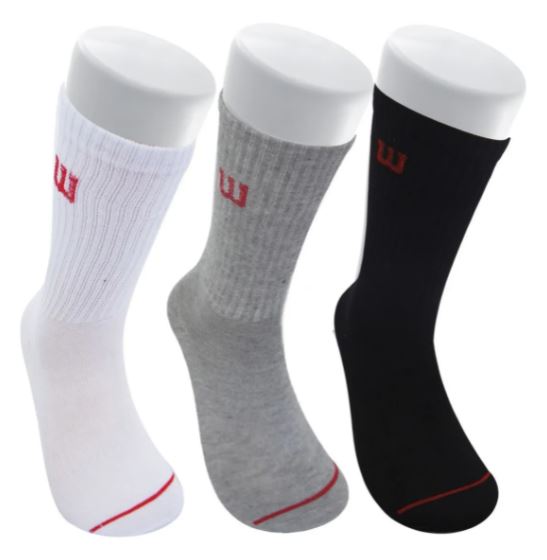 Calcetín Largo de Fibras Sintéticas Wilson Calceta P3 Media Felpa Caballero Unitalla (SURTIDO)