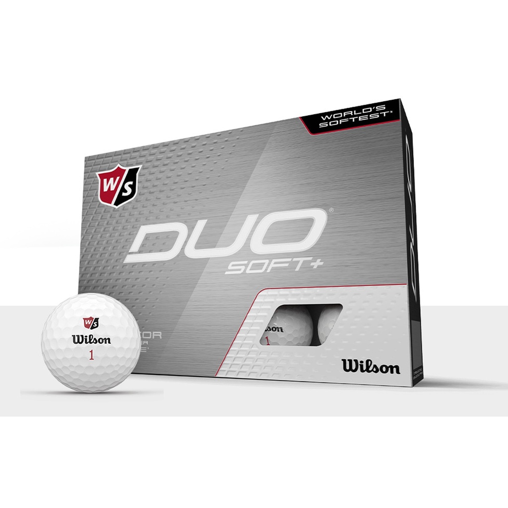 Caja de 12 Pelotas de Golf Wilson Duo Soft 
