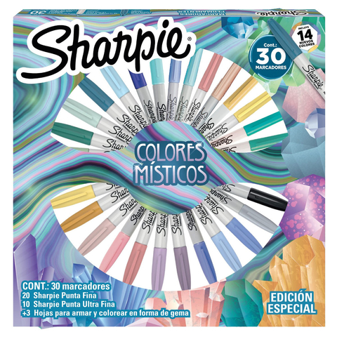 [2155615] Marcador Permanente Sharpie Fine Místico Tx24 (copia)