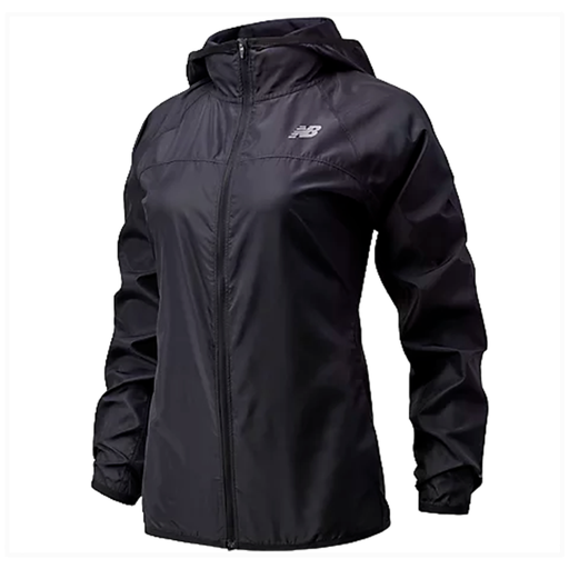 Chaqueta de mujer New Balance Cortaviento Negro