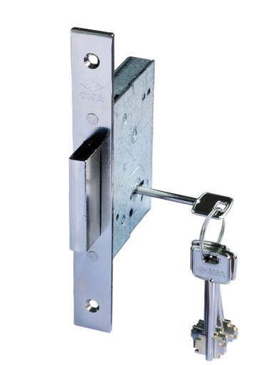 [91002238] Cerradura Chapa incrustar Cisa Alta Seguridad Doppia Mappa 57220 60mm