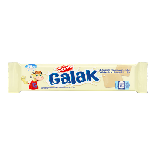 [7591016854976] Chocolate Galak Savoy 30gr