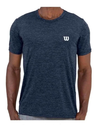 Camiseta Wilson Jaspeada Azul Marino 71523 